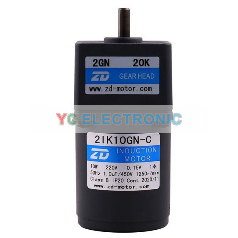 1PCS New 10W 220V Induction machine 2IK10GN-C 2GN15K/18K/20/25/30/36/40/60K/75K
