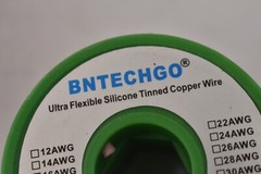 Bntechgo 16 AWG Ultra Flexible Silicone Tinned Copper Wire 600V Spool Pink