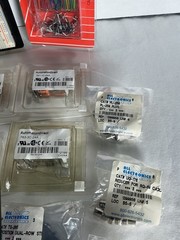 Electronics Components Lot Breadboard Relays RF Connectors Jumper Wires NOS