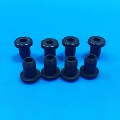 Silicone Rubber Grommet Open Blind Plug Bung Cable Wiring Protect Tidy / Black