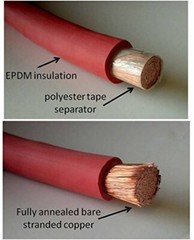 2 Gauge 2 Awg 10 Feet Red + 10 Feet Black Welding Battery Pure Copper Flexible