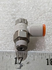 SMC AS2201F Speed Controller Meter-Out Male Elbow Pneumatic Fitting OEM Part