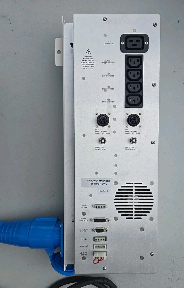 Asymtek 7204790 REV C Power Manager & 84332201 Power Cord – Free Shipping