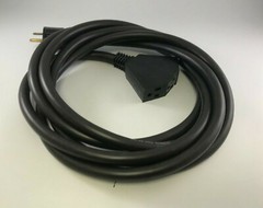 Unicor J-C-1270B 12FT Black Hazardous Locations Power Extension Cord 15A 125V