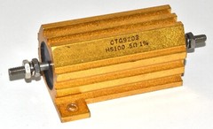 Unbranded 100W, .5Ω, 1% Aluminum Housed Resistor *Used* HS-100, CTG9215
