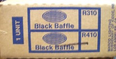 6″ Inch Black Baffle for 6″ Recessed Can Light Trim to replace Halo R310 09-6TBB