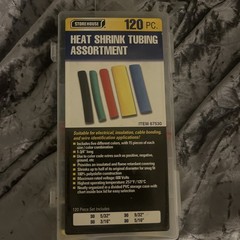 120++ Heat Shrink Wire Wrap Assortment Cable Sleeve Color Coded Electrical Tubes