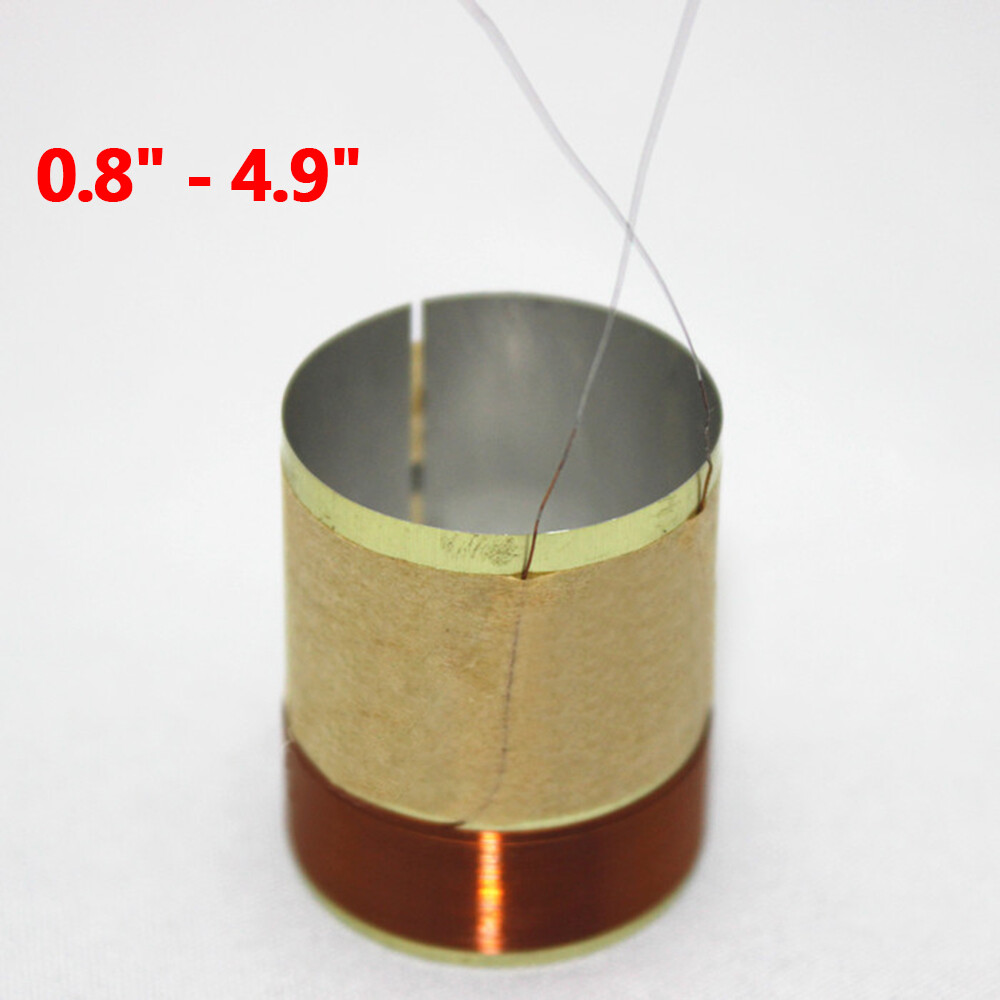0.8″ to 4.9″ Speaker Voice Coils 2 Layer 8 Ohm ASV Aluminum Woofer Repair Parts