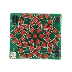43 LED Flow Light Kit Electronic Windmill DIY Electronic Kit Soldering Practice