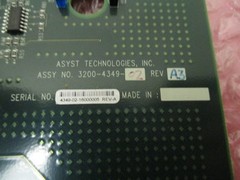 Asyst technologies 3200-4349-02 crossing automation board, 397790