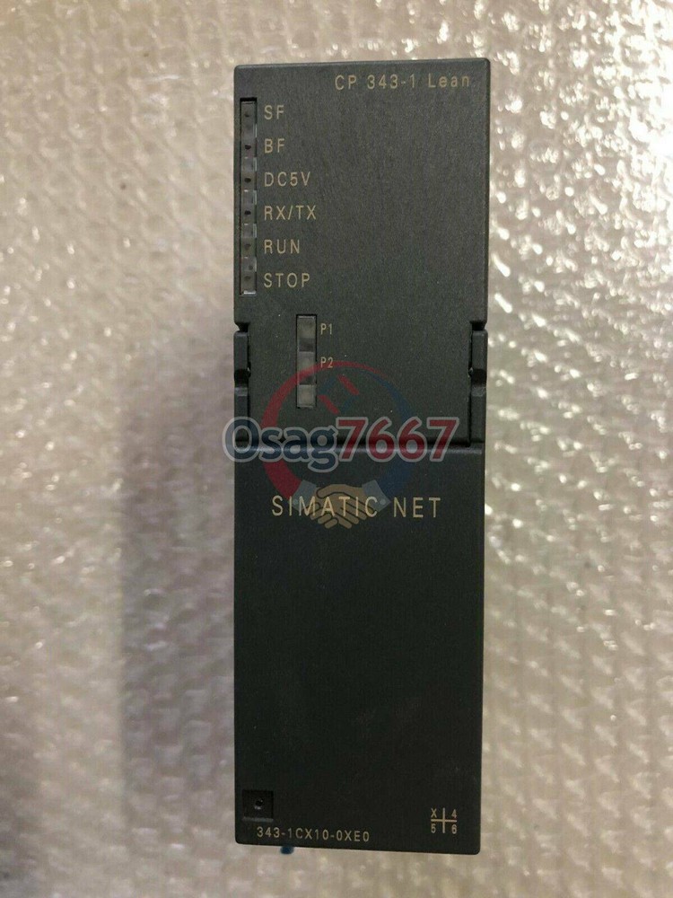 ONE Siemens 6GK7343-1CX10-0XE0 CP343-1 LEAN SIMATIC S7 6GK7 343-1CX10-0XE0 used