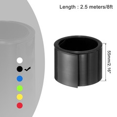 Battery Wrap Heat Shrink Tubing 35mm Dia 55mm Flat 8 Feet Black