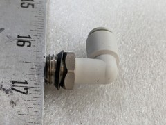 SMC 6mm Tube x 1/4 Unifit Male Elbow Push-In Pneumatic Fitting 5/ORDER
