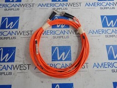 BLACK BOX CORP EFN110-005M-STST 5M FIBER OPTIC MULTIMODE PATCH CABLE *NEW*