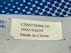 L-Com CSM25MM-10 Economy Molded D-Sub Cable, DB25 Male / Male, 10.0 ft
