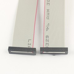 1Pcs 1.27mm Pitch 24 Pin 24 Wire Extension IDC Flat Ribbon Cable Length 20CM