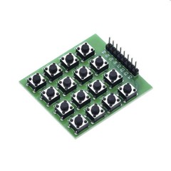 4×4 Keypad 16 Keys Matrix Array Switch Module Buttons MCU