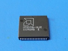 (1 PC) AM85C80-16JC AMD ENHANCED SERIAL COMMUNICATION CONTROLLER PLCC-68
