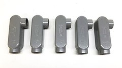 Cooper Crouse-Hinds 1” Conduit Bodies LR35 [Lot of 5] NOS