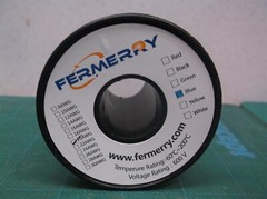 Fermerry 20AWG Stranded Wire Electrical Wire Silicone Cable Blue 100ft