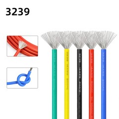 UL3239 Silicone Cable Flexible Wire 8-30 AWG 3 kV high-voltage cable All Colours