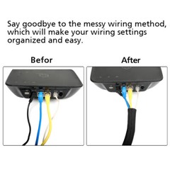 3/4inch 20Ft Braided split Cable Sleeve Cord Organizer Flexible Wire Wrap Cover