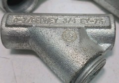 Lot of 3 – O-Z Gedney EY75 EY-75 3/4″ Hazardous Location Sealing Fitting