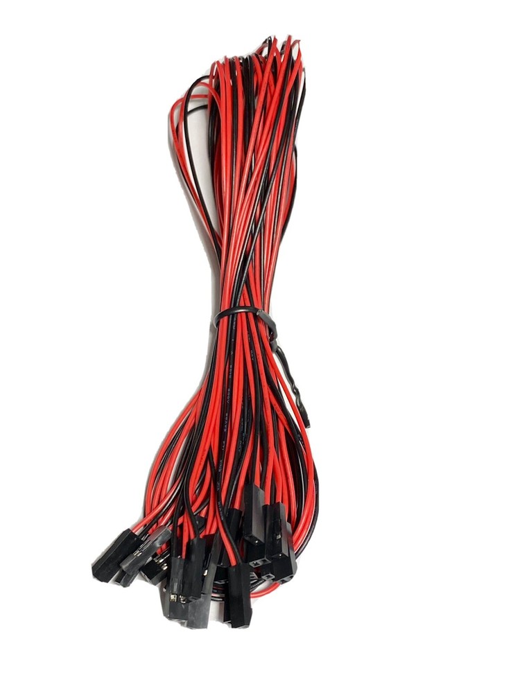 10Pcs 2Pin 26AWG Female to Female 70cm 2.54mm Dupont Jumper Wire Cable Connector
