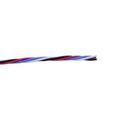 10METERS PTFE Wire AFS200 2pins 26/24/22AWG FEP Twisted Pair Tinned Copper