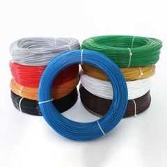 12-28AWG PTFE FEP Flexible Electronic Wire Tinned Copper Stranded Cable 9 Colors