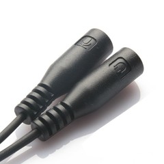 Y Splitter Audio Cable Converts 35Mm Headphone Mic Port Into Two Ports Black