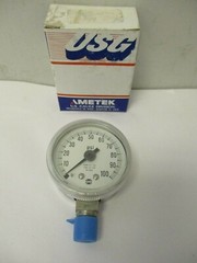 AMETEK USG 1535, 316 SS, 2″ DIAL 0-100 PSI 1/4″ ANPT , POLY COVER, PRESSURE GA
