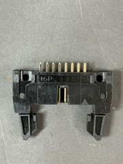 30x 16 Pin IDC Card Edge Connector PCB Mount Latch Black 16P Header