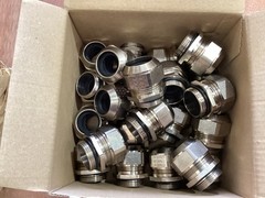 Agro 1000.25 Nickel Plated Brass M25 x 1.25 Cable Glands (Box of 24)