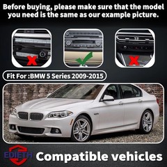 AC & Dashboard Climate Control Button Decals for BMW 5 Series F10 2009-2015 (520