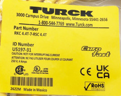 New Turck RKC 4.4T-7-RSC 4.4T Eurofast Double Ended Cord 250V 4A U5197-31