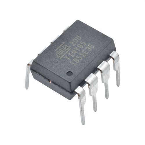 5PCS ATTINY85-20PU IC MCU 8BIT 8KB FLASH 8DIP Top