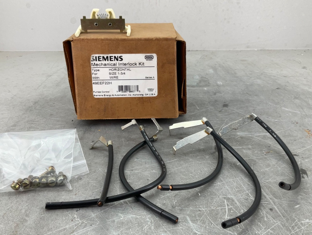 SIEMENS 49EEF22H MECHANICAL INTERLOCK KIT TYPE:HORIZONTAL Sz 1-3/4 WITH WIRE NEW