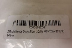 Unbranded – 2 Meter MultiMode Duplex Fiber Optic Cable – DX62.5SCSC-2M
