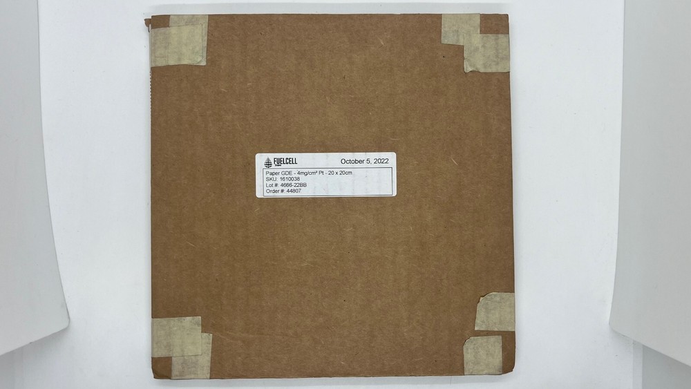 4 mg/cm² Platinum Ruthenium Black – Carbon Paper Electrode GDE 20cm*20cm