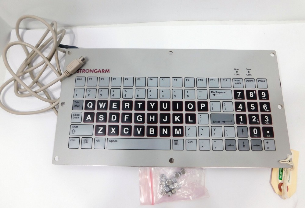 Strongarm APEM MEM421300 Keyboard Industrial Panel Mount Membrane