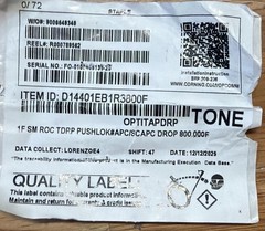 Corning D14401EB1R3800F 800 Ft ROC Pushlok Cable Assy Simplex Connector End