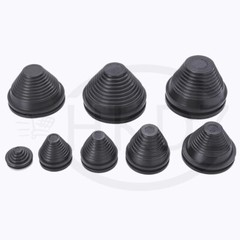 Black Rubber Tapered Wiring Grommets Gaskets Cable Firewall Plug Bung Ø10- 130mm