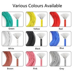 UL3239 Silicone Cable Flexible Wire 8-30 AWG 3 kV high-voltage cable All Colours