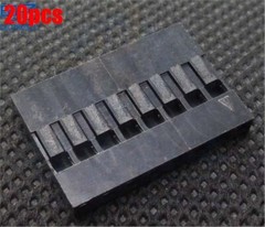 20Pcs 8P Dupont Jumper Wire Cable Housing Female Pin Connector 2.54MM Pitch tr