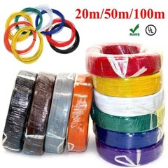 20M 50M 100M Flexible Stranded UL 1007 RoHS 16/18/20/22/24/26/28 AWG Wire Cable
