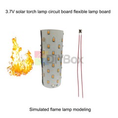 3.7V Solar Flame Lamp PCBA Simulated Solar Torch lamp Controller Circuit Board