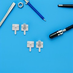 20 Pcs Battery Spring Clip Button Top Adapter Compartment Springs