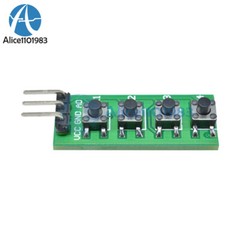 10PCS 4 Buttons KC11B04 Keypad Module Switch Keyboard For Arduino Uno Mega2560