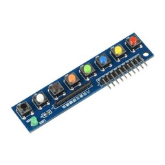 8 Bit Keypad Module with LED Indicator Touch Button Module for Microcontroller